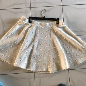 Disney Mickey Mouse white skirt
